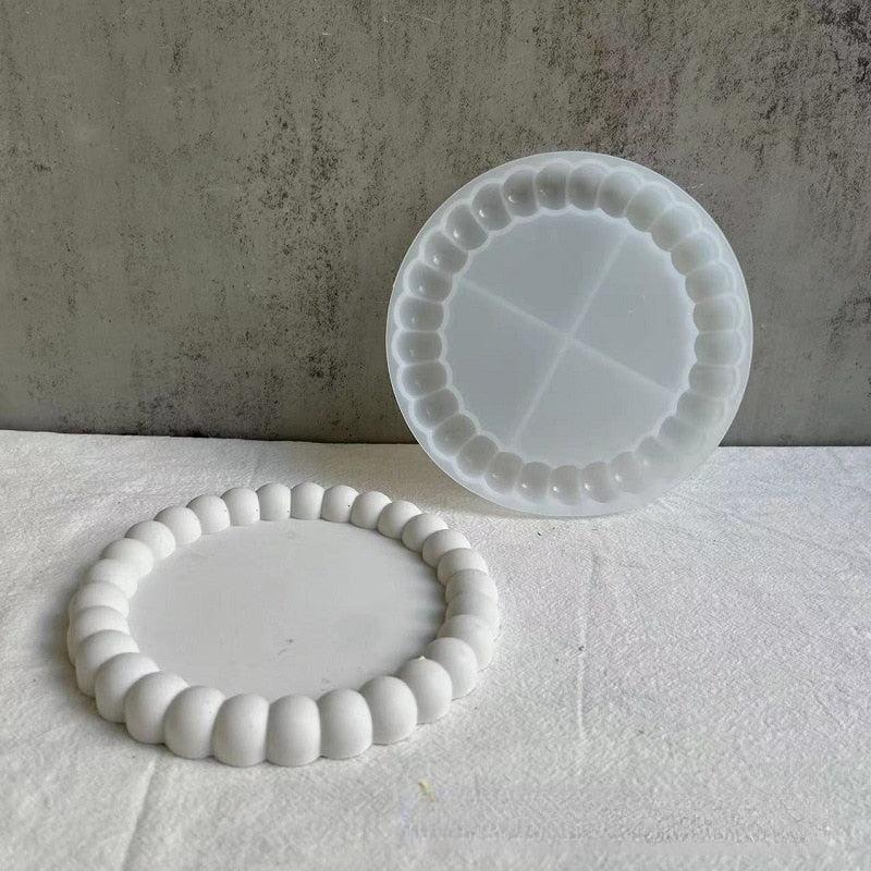 Curved Geometric Shape Gypsum Mold for Hydroponic Vases | DIY Silicone Mold for Resin Crafting | Home Decor Art